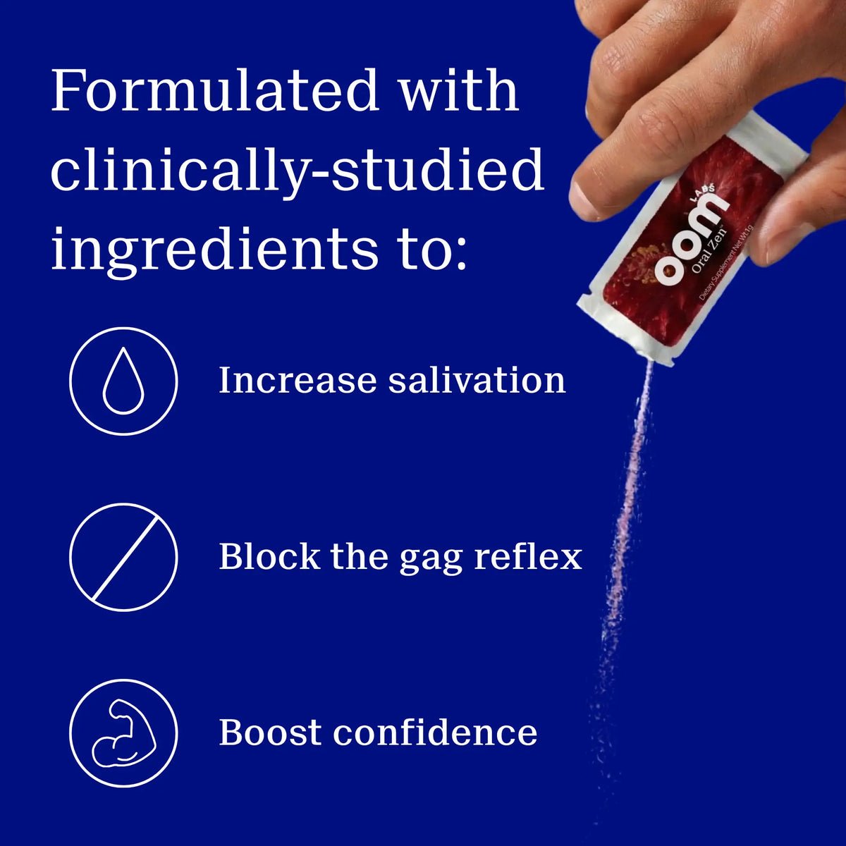 Oral Zen™ — Instant Gag Reflex Control Powder | Better than Sprays and Gels | 12 pack