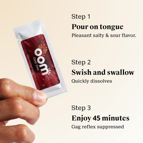 Oral Zen™ — Instant Gag Reflex Control Powder | Better than Sprays and Gels | 12 pack